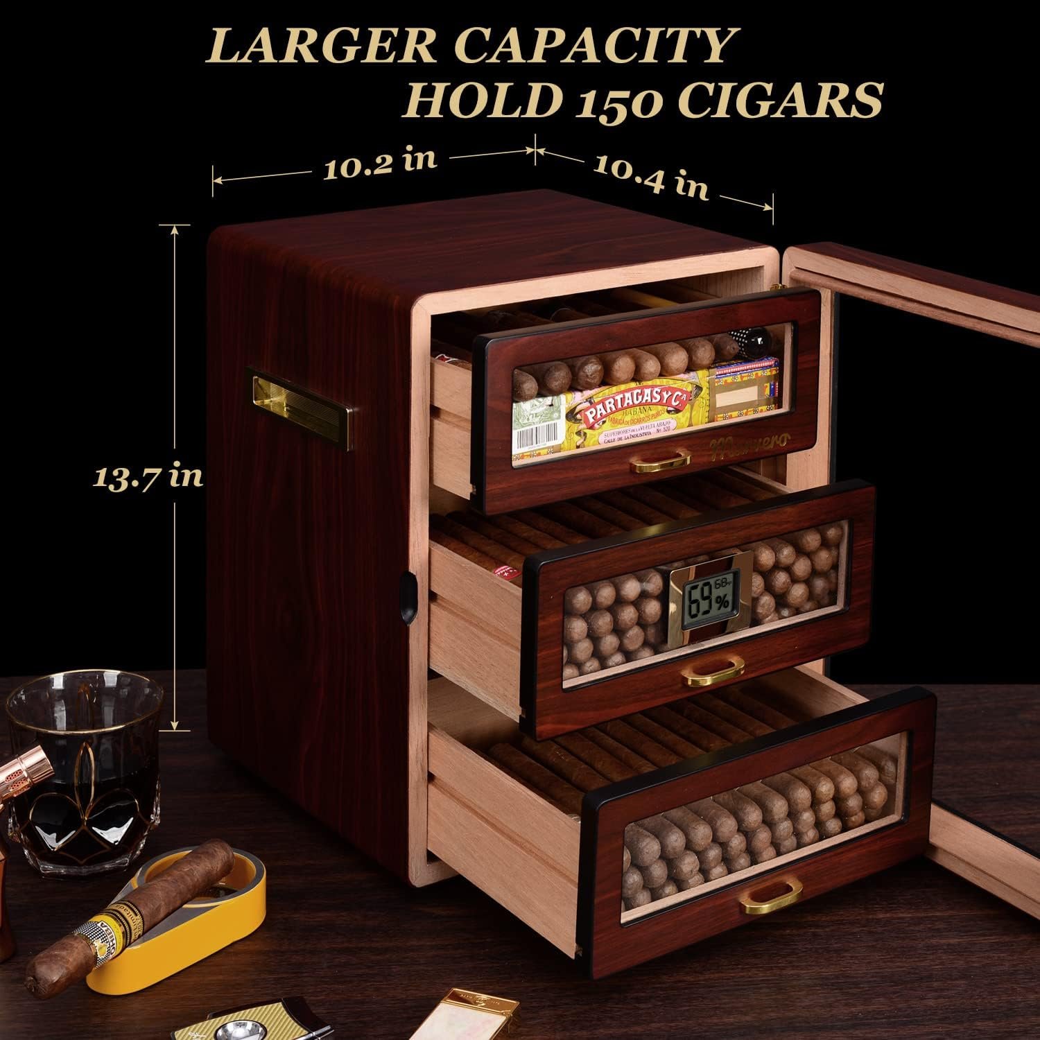 Humidor Marvero de puros para regalar