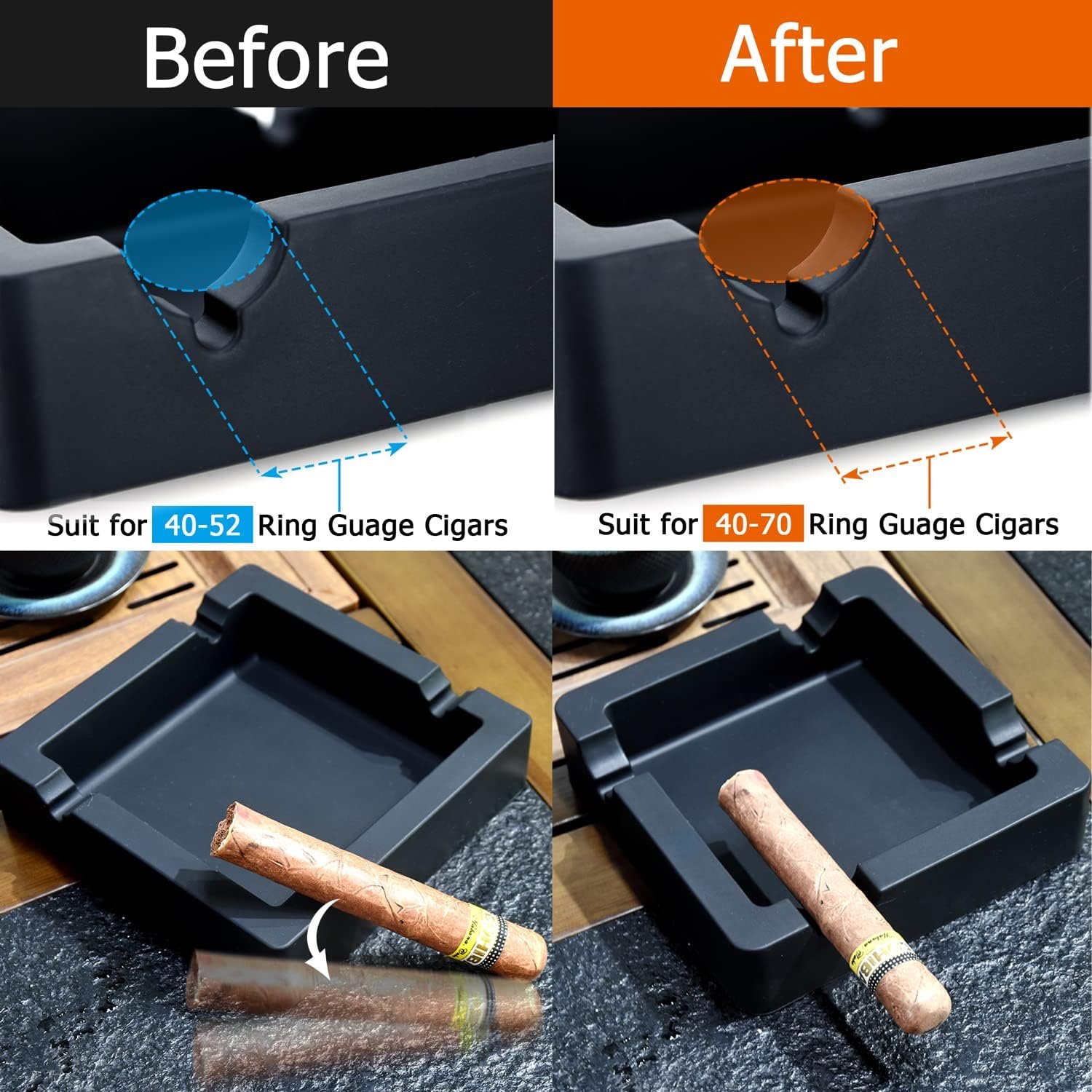 Cenicero de silicona Oilp