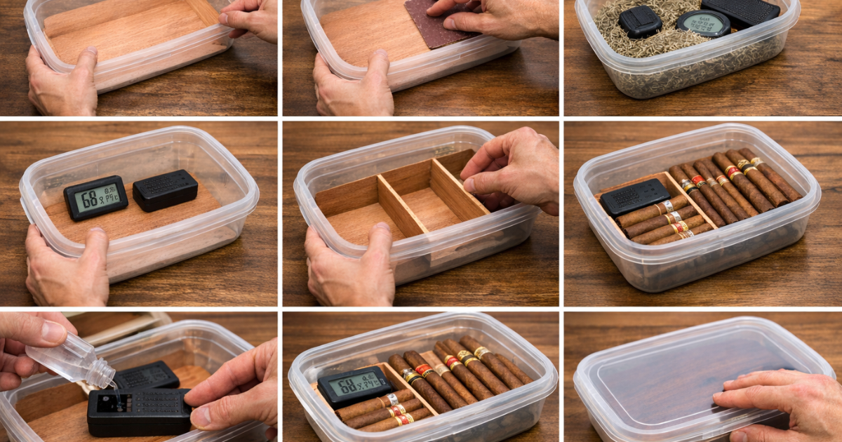 Cómo hacer un humidor de puros caero paso a paso