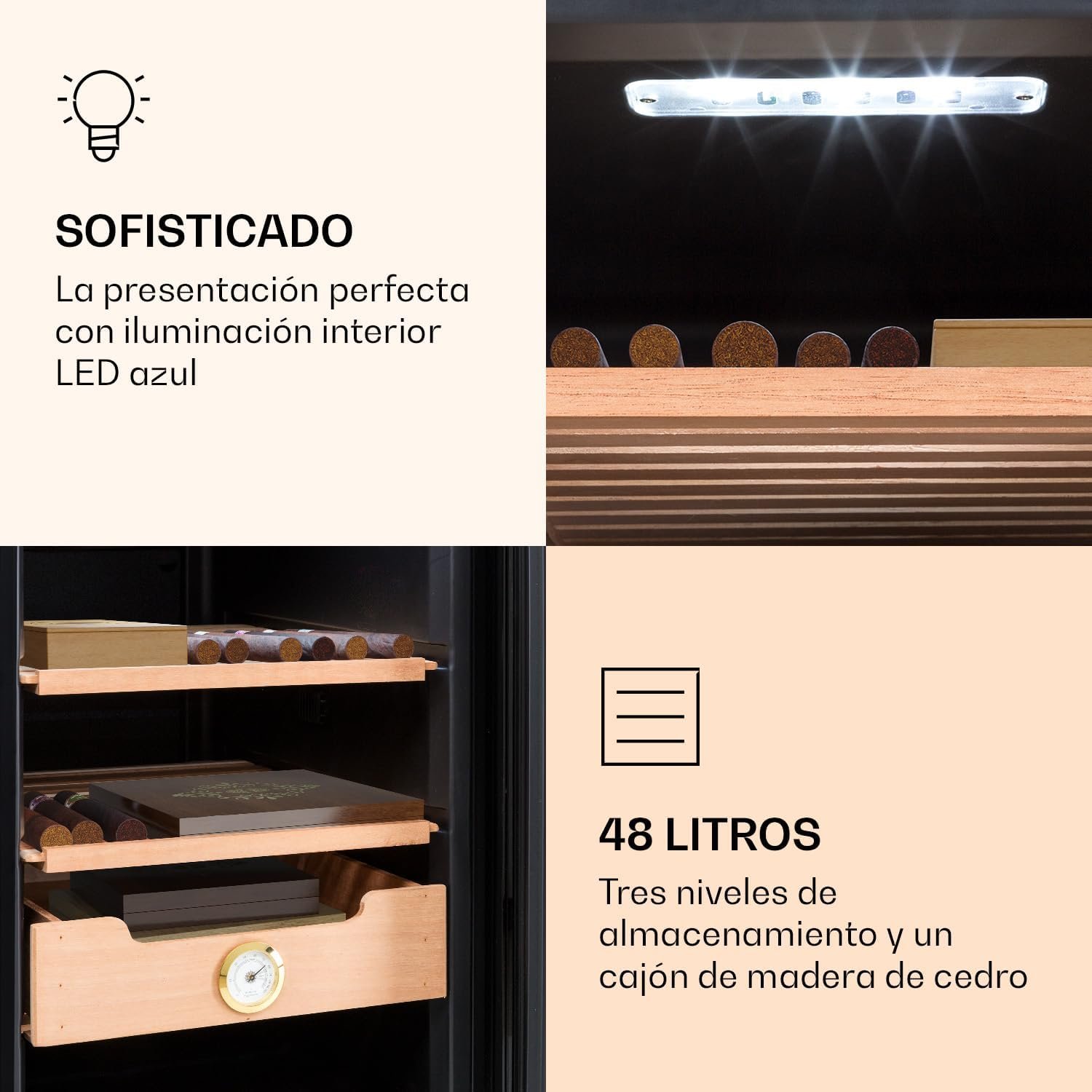 Humidor Termoeléctrico de puors Klarstein