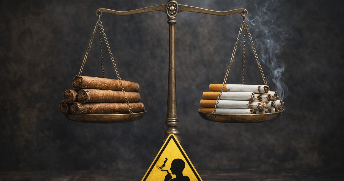 Puro vs. Cigarrillo Riesgos para la salud