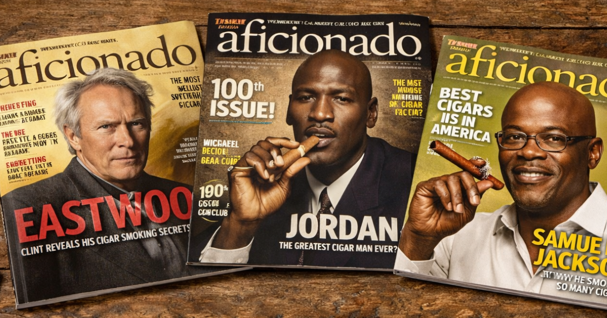 Revista Cigar Aficionado Magazine