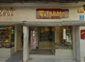 Fachada de Estanc i Cava de Puros Gibert en Malgrat de Mar